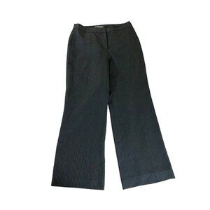 Ann Taylor Petite Women's Grey Stripe Casual Office Pant's - 8P